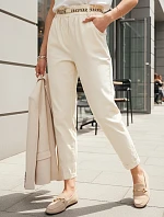 Dámske látkové nohavice ERLON yellow FashionStreet UY2029