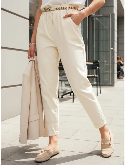 Dámské látkové kalhoty yellow Dstreet model 21975637 - FashionStreet