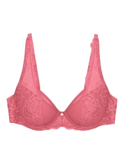 Dámska podprsenka Wild Peony Florale WP - ČERVENÁ - ružová 3880 - TRIUMPH