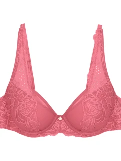 Dámska podprsenka Wild Peony Florale WP - ČERVENÁ - ružová 3880 - TRIUMPH