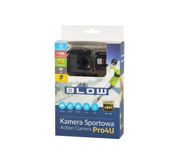 Športová kamera BLOW PRO4U 78-538# Športová kamera BLOW PRO4U 78-538#