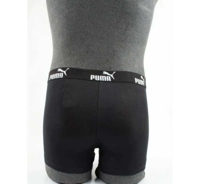 Pánské boxerky model 21816524 černá šedá khaki pohodlná bavlna - Puma Pánské boxerky model 21816524 černá šedá khaki pohodlná bavlna - Puma