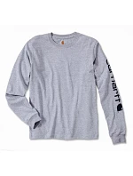 Tričko s dlouhým rukávem Carhartt Sleeve Logo TShirt L/S – šedá model 22343293 velikost: L - No name