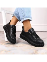 Big Star W INT1919 čierne topánky na platforme