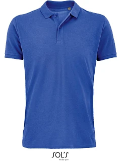 SOL'S Planet Men Pánske polo tričko z bio bavlny 25.3566 kráľovská modrá