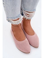 Dámske baleríny Mesh Textile Pink Sarina