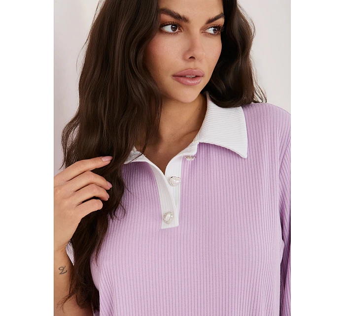 Blúzka LK BZ 510218.02 svetlo fialová