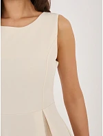 Sukienka MI SK model 22109830 jasny beżowy - FPrice