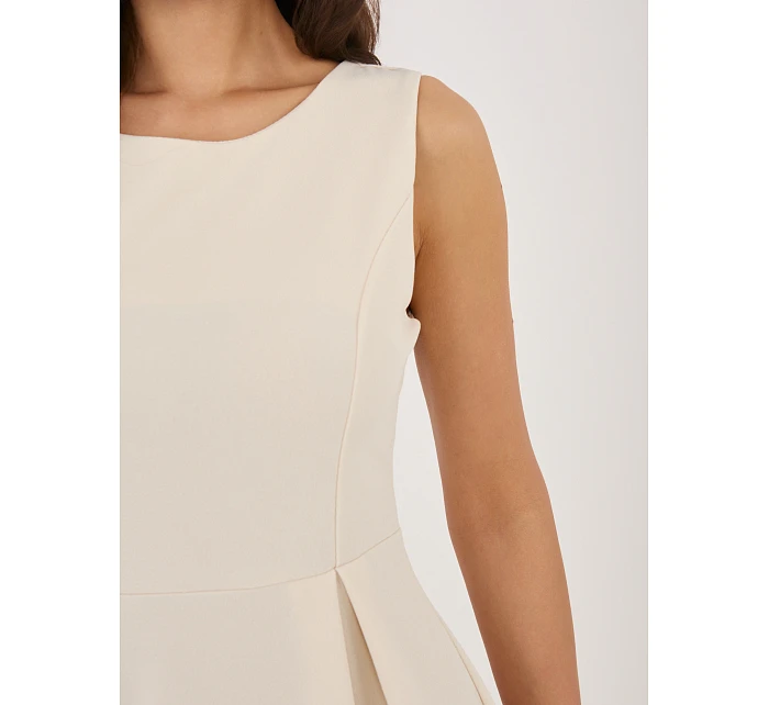 Sukienka MI SK model 22109830 jasny beżowy - FPrice