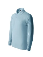Detská polokošeľa Pique Polo LS sky blue