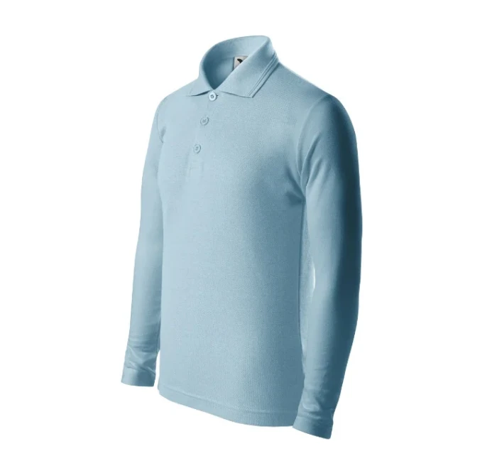Detská polokošeľa Pique Polo LS sky blue