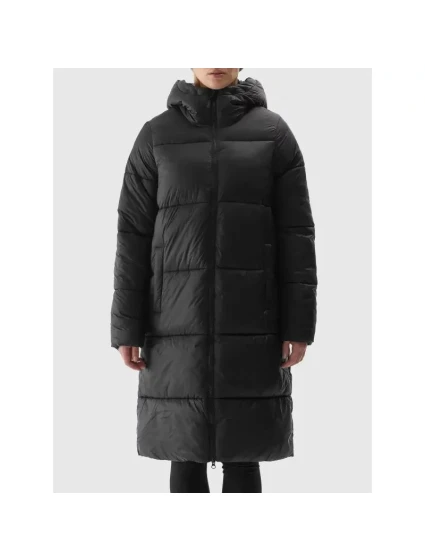 Dámska dlhá bunda W 4FWAW24TDJAF475-20S čierna - 4F