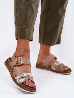 Sandále model 215159 Krok vo veľkom štýle