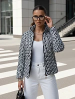 Dámska prechodná krátka prešívaná bunda MY DEAR black FashionStreet TY4505