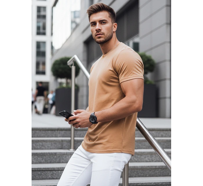 Pánske tričko bez potlače s kávou RX5623