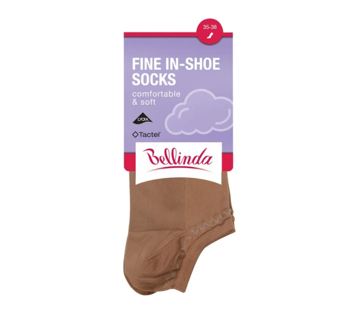 Dámske nízke ponožky FINE IN-SHOE SOCKS - Bellinda - amber