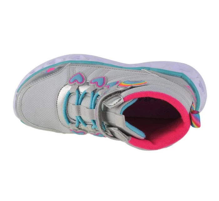 Skechers Sweetheart Lights - Sweet Styling 302668L-SMLT Silver 32