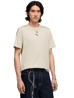 Pánské tričko Tape Tee beige model 22068635 - Puma