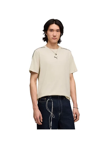 Pánske tričko Puma Tape Tee beige 691693 87