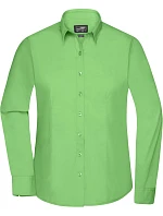 JN 677 Popelínová halenka s dlouhým rukávem model 22436607 lime green - Daiber JN 677 Popelínová halenka s dlouhým rukávem model 22436607 lime green - Daiber