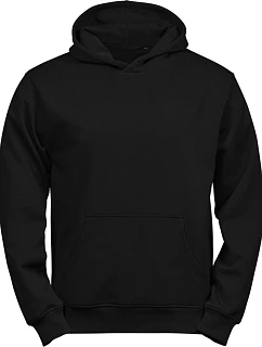 Tee Jays TJ 5152B Detská mikina s kapucňou z hrubej bavlny „Unlabeled“ 18.515B čierna