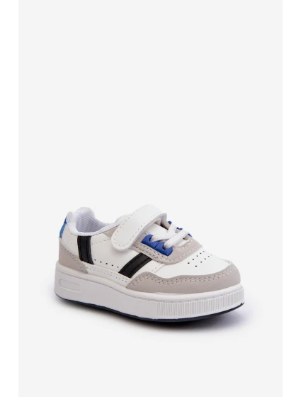 Klasyczne Dziecięce Buty Sportowe Biało-Niebieskie Marlin Klasyczne Dziecięce Buty Sportowe Biało-Niebieskie Marlin
