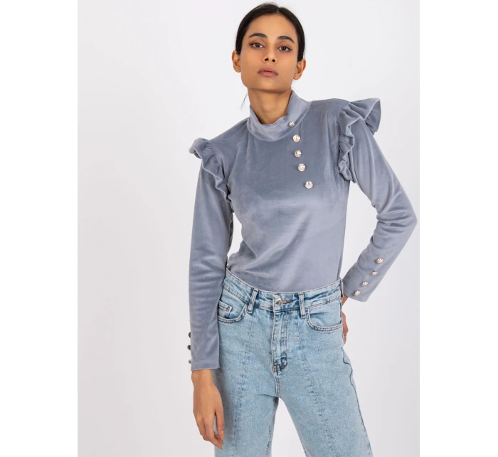 Halenka DHJ BZ model 17087084 šedá - FPrice Halenka DHJ BZ model 17087084 šedá - FPrice