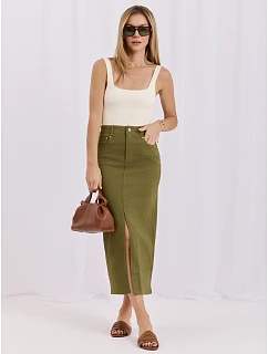 Spódnica HM SD model 22174492 khaki - FPrice
