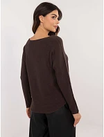 Jumper IT SW model 22404350 tmavě hnědý - FPrice Jumper IT SW model 22404350 tmavě hnědý - FPrice