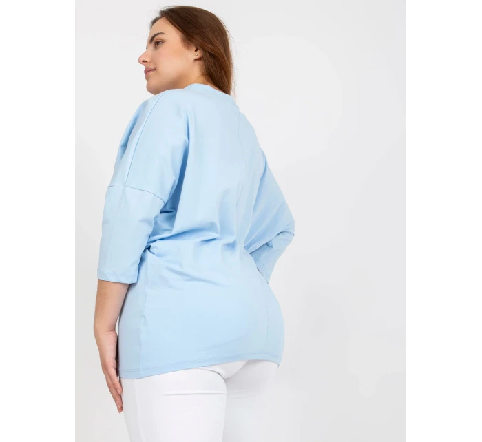 Halenka RV BZ model 17428173 světle modrá - FPrice Halenka RV BZ model 17428173 světle modrá - FPrice