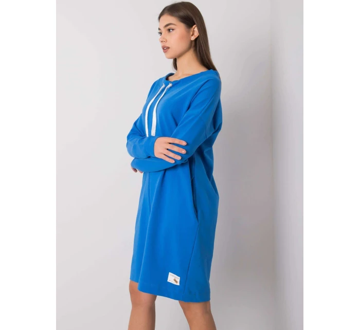 Šaty RV SK model 16162001 tmavě modrá - FPrice Šaty RV SK model 16162001 tmavě modrá - FPrice