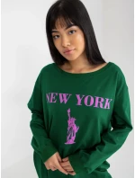 Mikina VI BL 3212.15x tmavo zelená Mikina VI BL 3212.15x tmavo zelená