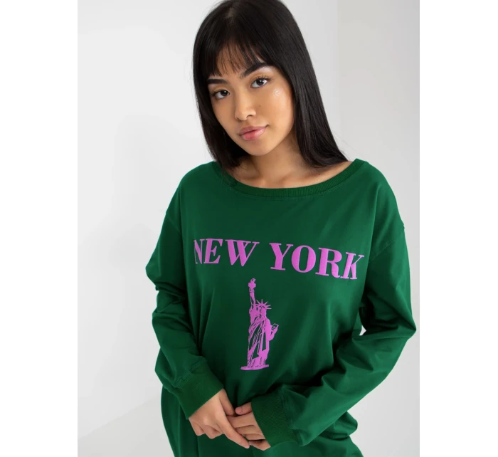 Mikina VI BL 3212.15x tmavo zelená Mikina VI BL 3212.15x tmavo zelená