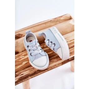 Dětské látkové tenisky BIG STAR KK374053 Modrá