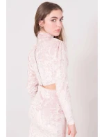 Dámská velurový Top model 18398601 pudr béžová BSL - FPrice