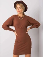 Dámske šaty RV SK 6079.65 hnedá - Rue Paris