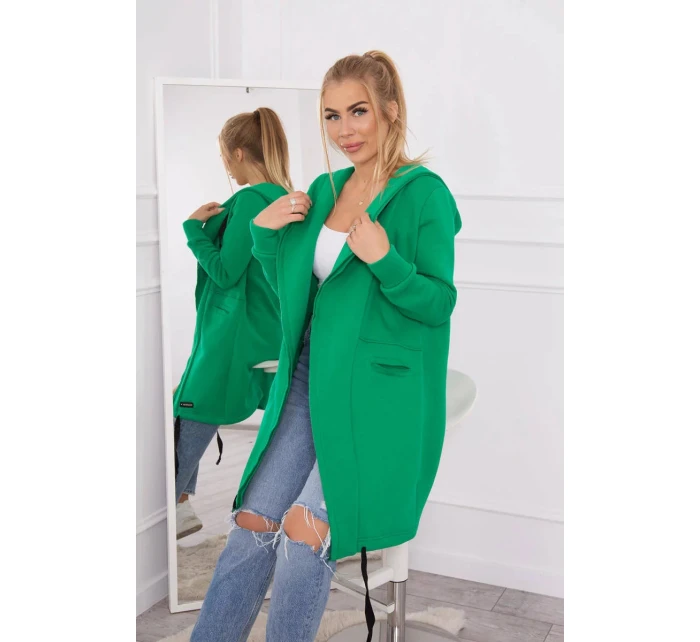 Zateplená mikina 21622 zelená - Kesi Zateplená mikina 21622 zelená - Kesi