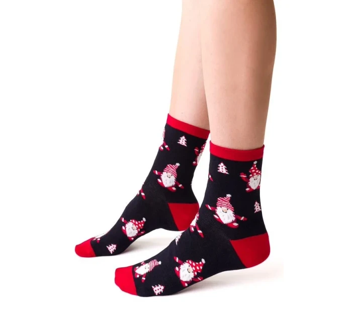 Dámské vánoční ponožky model 21327638 3540 - Steven Dámské vánoční ponožky model 21327638 3540 - Steven