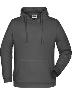 JN 796 Pánská mikina s kapucí model 22437594 graphite - Daiber