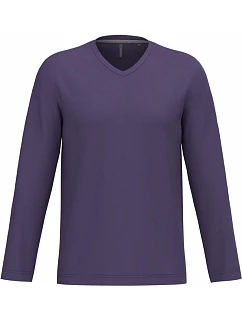 K 358 Pánské tričko do V s dl. rukávem model 22507822 purple - Kariban