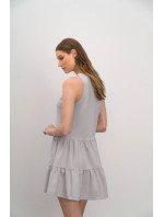 Vamp - Pohodlné jednofarebné dámske šaty 16173 - Vamp