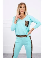 Mätová sada s leopardím potlačou Mätová sada s leopardím potlačou