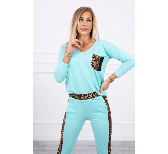 Mätová sada s leopardím potlačou Mätová sada s leopardím potlačou