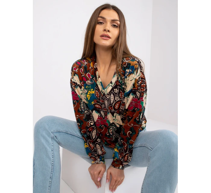 Bluzka DHJ BZ jasny brązowy model 19772269 - FPrice Bluzka DHJ BZ jasny brązowy model 19772269 - FPrice