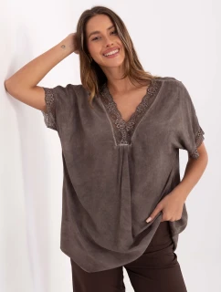 Bluzka MI BZ model 21717672 ciemny bezowy - FPrice