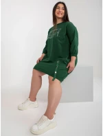 Tunika RV TU model 18617581 ciemny zielony - FPrice Tunika RV TU model 18617581 ciemny zielony - FPrice