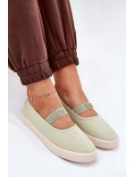 Dámske tenisky Big Star - svetlozelené