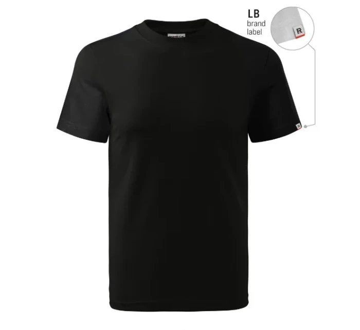 Base tričko unisex černá 01 (brand label)