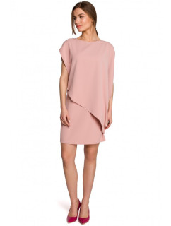Dámské šaty model 20146237 Pudr růžová Stylové - STYLOVE