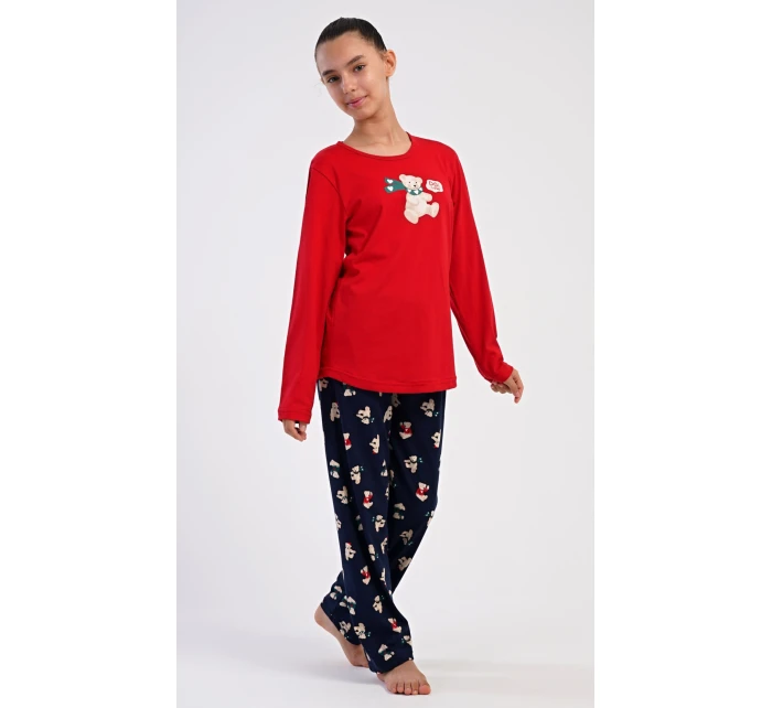 Detské dlhé pyžamo Medveď so šatkou Detské dlhé pyžamo Medveď so šatkou